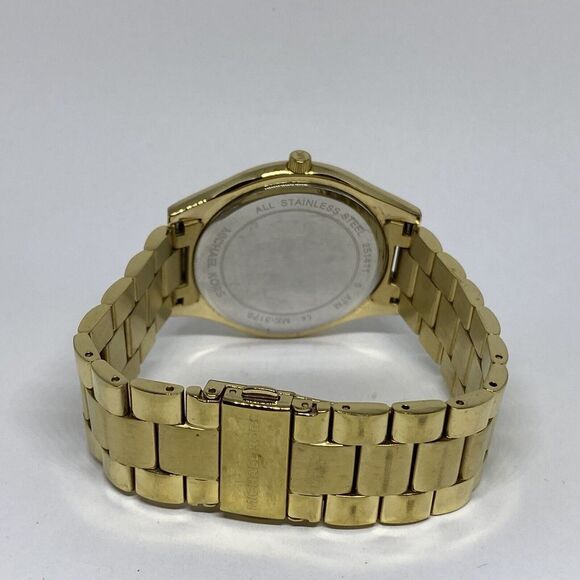 Michael Kors Runway MK3179 Womens Stainless Steel Analog Dial Quartz Watch VK744 - Picture 10 of 12